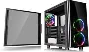 case thermaltake view 31 tempered glass rgb edition black photo