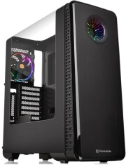 case thermaltake view 28 rgb riing edition gull wing window black photo