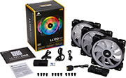 corsair ll120 rgb 120mm dual light loop rgb led pwm fan triple pack with lighting node pro