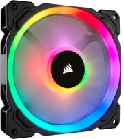 corsair ll140 rgb 140mm dual light loop rgb led pwm fan single pack photo