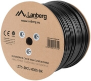 lanberg ftp solid outdoor cable cu cat5e 305m grey photo