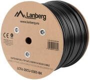 lanberg ftp solid outdoor gel cable cu cat6 305m grey photo
