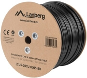 lanberg utp solid outdoor cable cu cat5e 305m grey photo