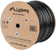 lanberg utp solid outdoor gel cable cu cat6 305m grey photo