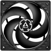 arctic p12 pwm pst fan 120mm black black photo