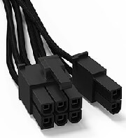 Be Quiet! ! CP-6610 Καλώδιο Modular Τροφοδοτικού, PCIe 6+2 pin, 60 cm, Black