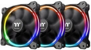 thermaltake riing 12 led rgb radiator fan sync edition 120mm 3 fan pack photo