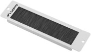 lanberg 10 cable entry brush panel grey photo