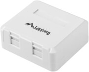 lanberg surface mount box for keystone 2 port photo