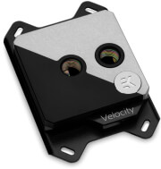 ek water blocks ek velocity strike rgb matte black silver photo