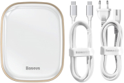 baseus type c hub adapter ac multifunctional charger white photo