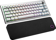 pliktrologio coolermaster ck721 65 mechanical brown switch gaming silver white photo