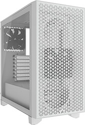 case corsair 3000d airflow tempered glass midi tower white photo