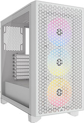 case corsair 3000d rgb airflow tempered glass midi tower white photo