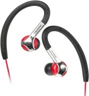 jvc ha ebx86 r ear clip headphones red photo