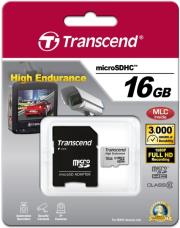 transcend ts16gusdhc10v 16gb high endurance micro sdhc class 10 with adapter photo