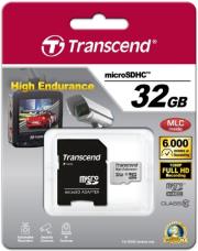 transcend ts32gusdhc10v 32gb high endurance micro sdhc class 10 with adapter photo