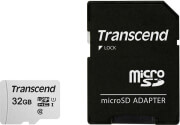 transcend 300s ts32gusd300s a 32gb micro sdhc uhs i u1 v30 a1 class 10 with adapter photo