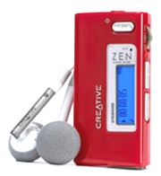 creative zen nano plus 512mb red photo