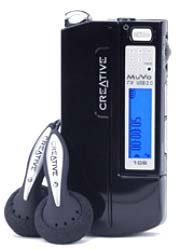 creative mp3 player muvo tx se 512mb black photo