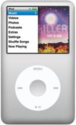 apple mc293 ipod classic 160gb 3g silver photo
