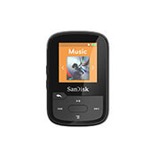 sandisk sdmx32 032g e46k clip sport plus 32gb mp3 player black photo