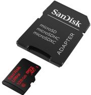 sandisk sdsdquan 128g g4a ultra 128gb micro sdxc class 10 adapter photo