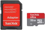 sandisk ultra 32gb microsdhc class 10 uhs 1 memory card with adapter sdsdqua 032g u46a photo