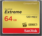 sandisk sdcfxs 064g x46 extreme 64gb compact flash udma 7 memory card photo