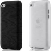 belkin f8z652cwc00 ipod touch 4g silicon grip groove 2pcs black clear photo
