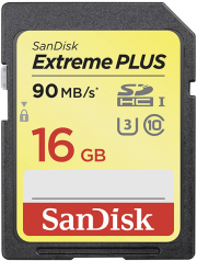 sandisk sdsdxsf 016g 16gb extreme plus sdhc uhs i u3 class 10 photo