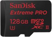 sandisk sdsqxpj 128g 128gb extreme pro micro sdxc uhs ii u3 class 10 with usb 30 reader photo