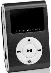 setty mp3 player with lcd earphones black slot photo