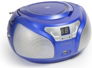 technaxx bt x38 bluetooth stereo radio with cd mp3 usb aux in blue photo