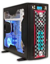 thermaltake black xaser v damier v5000a window photo