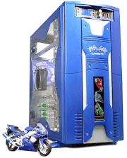 koyti thermaltake lanmoto alum window blue photo