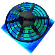 thermaltake a2218 ufo blue uv fan photo