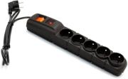 acar surge protector f5 5 sockets me diakopti 15m black photo