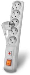 acar surge protector f5 5 sockets 3m grey me diakopti photo acar surge protector f5 5 sockets 3m grey me diakopti photo