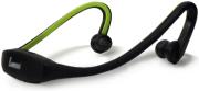 lamtech sports athletic mp3 music headset player green slot photo