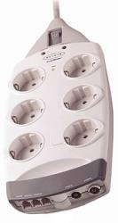 belkin 6 socket tel av 2m photo