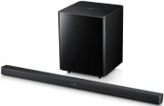 samsung hw f550 21 soundbar system with wireless subwoofer black photo