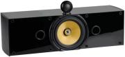 crystal audio thx ct bla dialogue center speaker with tweeter on top black ash photo