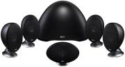 kef e305 51 home theater speaker system black photo