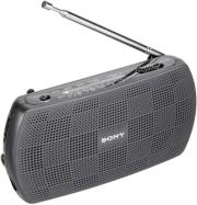 sony srf 18b portable am fm radio black photo