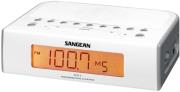 sangean rcr 5 fm am digital tuning clock radio silver photo