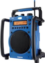 sangean u3 fm am ultra rugged digital tuning radio receiver blue photo