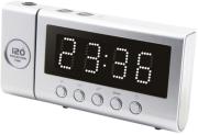 soundmaster fur6100si pll fm radio controlled clock radio with time projection silver photo