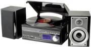 soundmaster mcd1700 stereo music center with radio cassette player turntable usb sd and encoding photo
