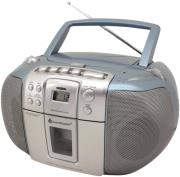 soundmaster scd5405bl cd boombox with radio and cassette player blue photo